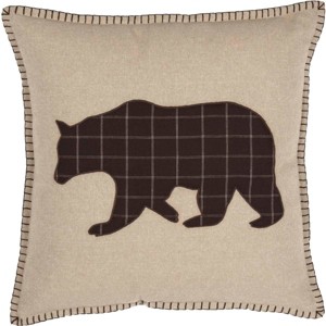 Wyatt Bear Applique Pillow 18x18 VHC Brands - 1 of 4
