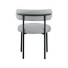Meridian Furniture,Beacon Boucle Fabric Dining Chair, Set of 2 - 2 of 4