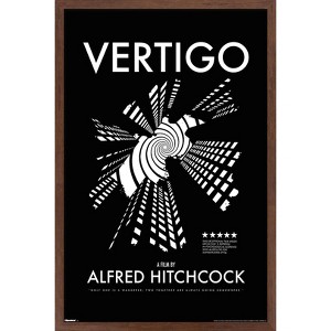 Trends International Alfred Hitchcock - Vertigo (1958) Framed Wall Poster Prints - 1 of 4