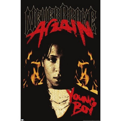 Trends International NBA Youngboy - Firestarter Unframed Wall Poster Prints