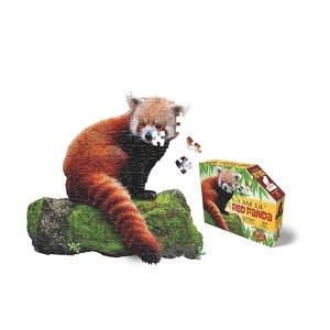 Madd Capp Puzzles: I AM Lil’ Red Panda - 100 Pieces - Animal Shaped Jigsaw Puzzle - 1 of 1