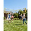 4 Square 14FT Volleyball Net Set, Portable 4-Way Outdoor Game Kit with Adjustable Heights, Ball, Pump, Hammer & Carry Bag - 2 of 4