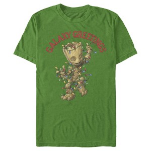 Men's Marvel Guardians of the Galaxy Groot Greetings T-Shirt - 1 of 4