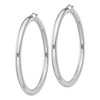 Black Bow Jewelry 5mm Sterling Silver, Extra Large Round Hoop Earrings, 70mm (2 3/4 In) - 2 of 4