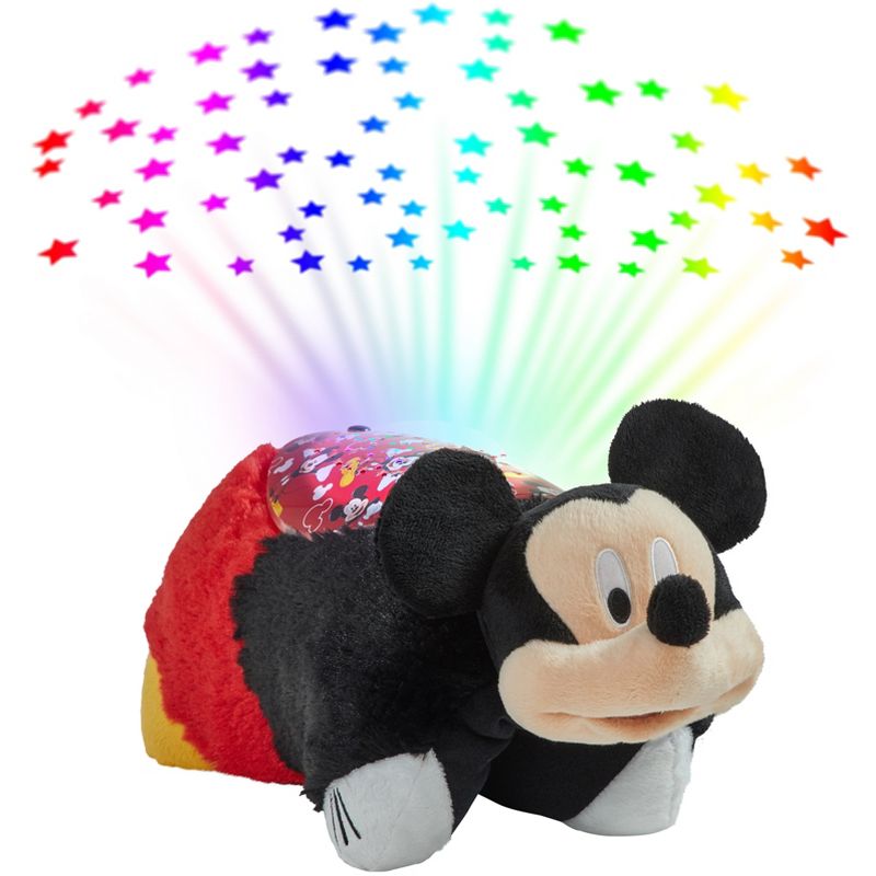 Disney Mickey Mouse Sleeptime Lite Plush LED Kids&#39; Nightlight Red - Pillow Pets, 1 of 9
