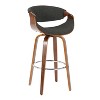 Set of 2 Curvini Upholstered Barstools - Lumisource - image 2 of 4