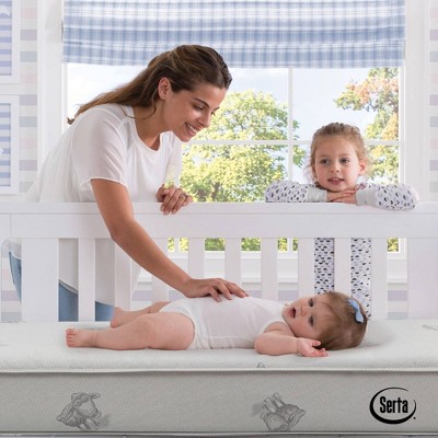 serta sertapedic crib and toddler mattress