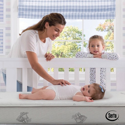 Sealy Cozy Rest 2-stage Extra Firm Crib And Toddler Mattress : Target