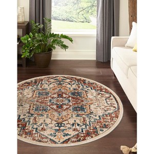 Unique Loom  Oslo Nyhavn Harbour Area Rug - 1 of 4