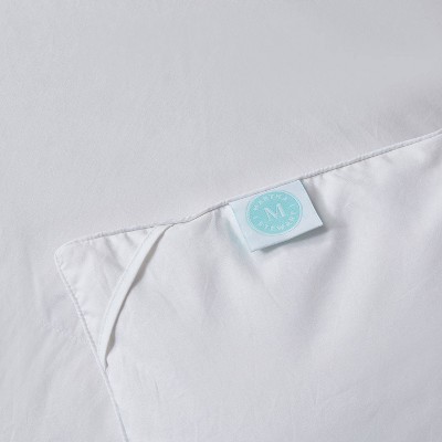 Twin White Cotton Down Feather Bedspread Set