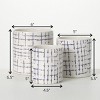 Sullivans 5", 5.5" & 6.5" Hatch Patterned Pot Set of 3, Multicolored - 4 of 4