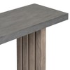 NicBex Modern Oak Veneer Console Table,Narrow Entryway Table with Unique Side Shapes,Foyer Tables for Entryway,Hallway,Living Room,Corridor - 4 of 4