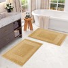 Modern Absorbent Bath Mat (Set of 2), 22" x 35" by Blue Nile Mills - 2 of 4