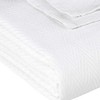 HomeRoots Twin White Cotton Woven Chevron Blanket - 4 of 4