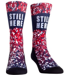 Rock Em New England Still Here Confetti Champs Crew Socks (L/XL - (9-13)) - 1 of 1