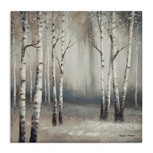 Stupell Industries Misty Birch Tree Forest Landscape, 30" x 30" - 1 of 4