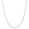 Black Bow Jewelry 3.5mm, Sterling Silver Heart Link Chain Necklace - 3 of 4