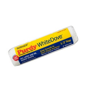 Genuine Purdy White Dove 9" x 1/2" Nap Roller Cover 144670093 - 1 of 3