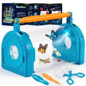 Joyfy Bug Catcher Kit for Kids Indoor Outdoor Insect Collecting, Light Up Critter Habitat Box with Bug Tong, Tweezer,Birthday Gift for Boys & Girls 3+ - 1 of 4