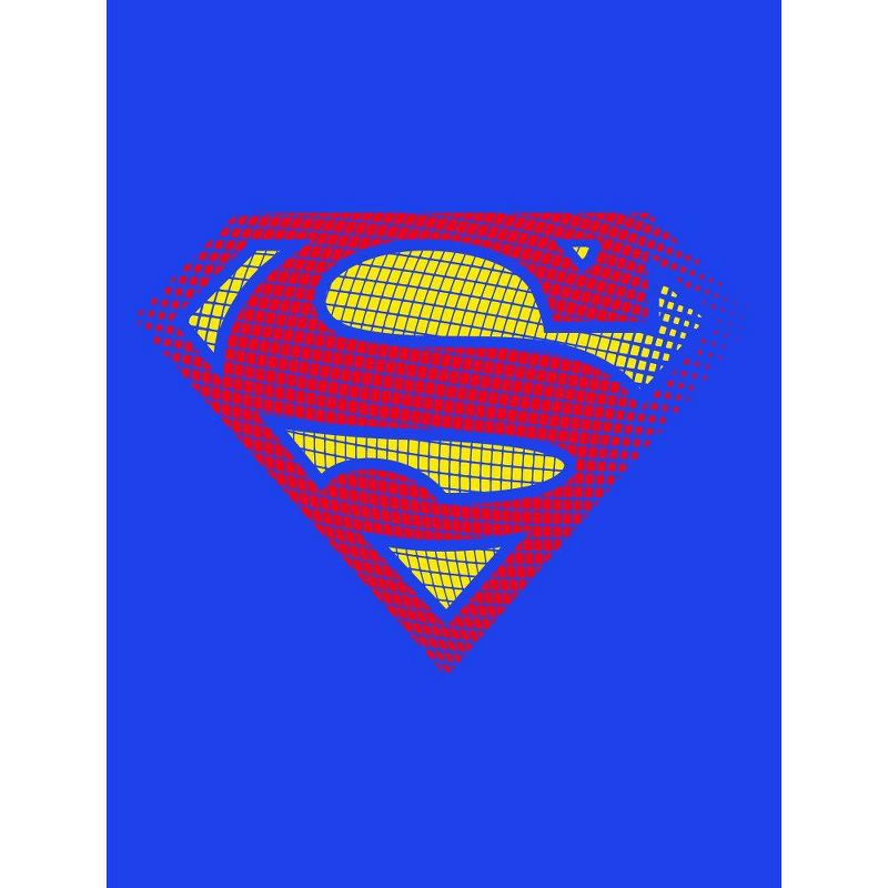 Superman Faded Logo Boy's Navy T-shirt, 2 of 4