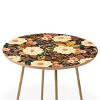 Avenie Boho Floral Autumn Side Round Table - Deny Designs - 2 of 4