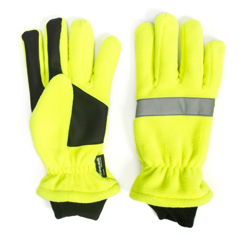 Muk Luks High Vis Waterproof Fleece Gloves, 2 of 3