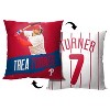 18"x18" MLB Philadelphia Phillies 23 Trea Turner Player Printed Throw Decorative Pillow - 3 of 4