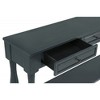 Acacia Wood and MDF Console Table with 3 Drawers and Shelf and Mediterranean Style - 3 of 4