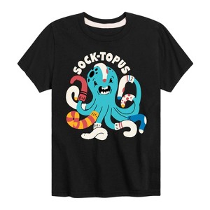 Boys' - Instant Message - Socktopus Short Sleeve Graphic T-Shirt - 1 of 4