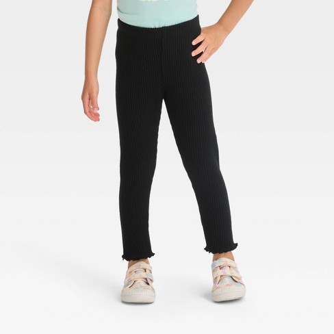 Girls' Leggings Pants - Cat & Jack™ Black Xs : Target