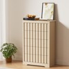 COZONY Tall Fluted 5-Drawer Modern Wooden Dresser — Handleless Chest with Deep Storage for Bedroom, Living Room & Hallway, Natural Oak - 4 of 4
