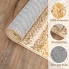 5x7 Washable Farmhouse Braided Print Rug - Non-Slip Soft Polyester Carpet, Modern Stain Resistant Rug for Living Room Bedroom Dining Room - 2 of 4