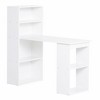 NicBex Home Office Desk 47" L Morden Writing Desk with 6-Layer Open Storage Shelves and Wooden Desktop for Office, Study, Living Room - 4 of 4