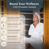 Dynamic Saunas Maxxus Toulouse 2 Person Low EMF Far Infrared 6 Panel Sauna with Chromotherapy, FM Radio, CD Player, Aux Port, and Built-In Speakers, - 4 of 4
