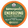 BareOrganics Energizing, Tea with Superfoods, Black Tea, 12 Cups, 0.18 oz (5 g) Each - 3 of 3