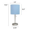 Creekwood Home Contemporary Bedside Table Lamps with USB Port - 3 of 4