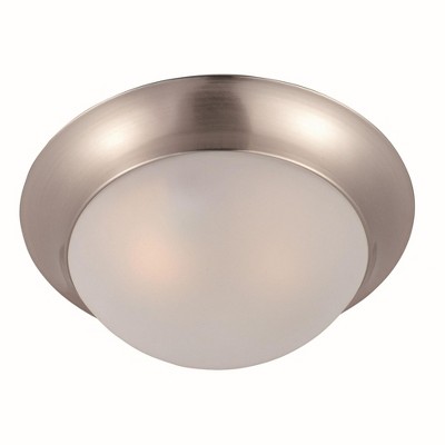Maxim Lighting Essentials - 585x 1 - Light Flush Mount in  Satin Nickel