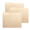 School Smart Manila File Folders, Legal Size, 1/5 Cut Tabs, Pack of 100 - 2 of 4