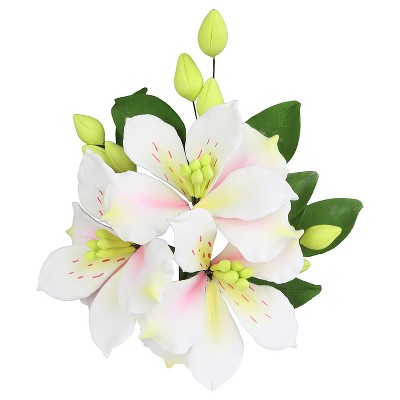 O'Creme Gumpaste Flower Spray, Alstroemeria