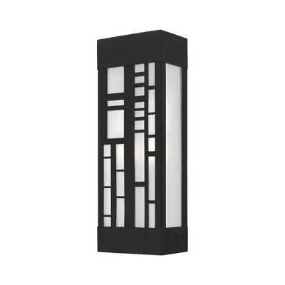 Livex Lighting Malmo 2 - Light Wall Light in  Textured Black