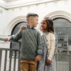Hope & Henry Boys' Organic Long Sleeve Raglan Fisherman Cable Sweater, Kids - 4 of 4