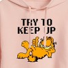 Women's - Garfield - Try To Keep Up Cropped Graphic Hoodie - 2 of 3