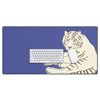 Emanuela Carratoni Painted Tiger Desk Mat -Deny Designs - 2 of 4