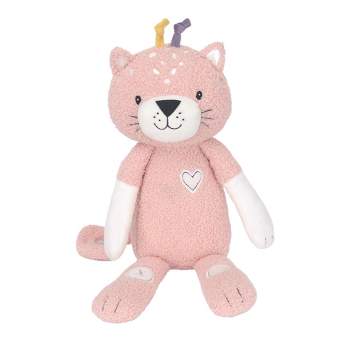 Lambs & Ivy Signature Pink Leopard Plush Stuffed Animal Toy - Maya