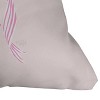 Deny Designs KrissyMast Striped Bows in Pinks Indoor Throw Pillow - 3 of 4