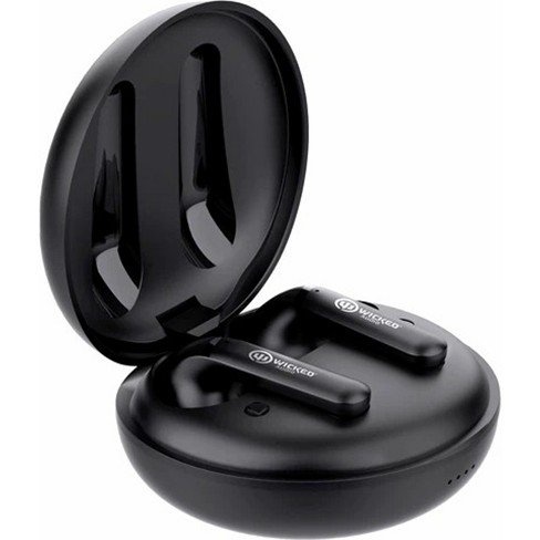 Wicked Audio Mojo 500 True Wireless Sweat Resistance Stereo Earbuds with Built In GPS Finder and Wicked Audio App Black