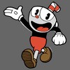 Girl's Cuphead Friendly Hello Cuphead T-Shirt - 2 of 4