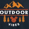 Men's - Disney - Outdoor Vibes Long Sleeve Graphic T-Shirt - 2 of 4