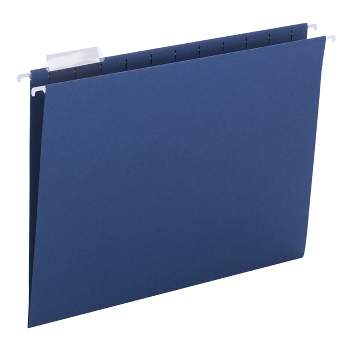 Smead Hanging File Folder with Tab, 1/5-Cut Adjustable Tab, Letter Size, 25 per Box