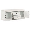 CAVINAS Storage Bench Shoe Rack with Drawers and Cabinets Removable Cushion for Entryway - 2 of 4